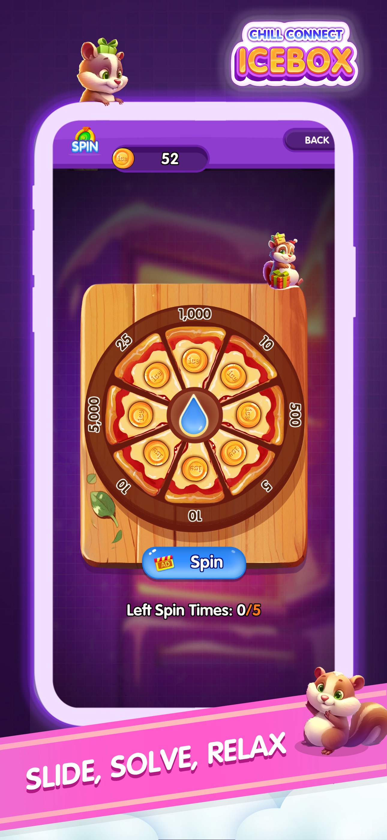 Chill Connect puzzle screen